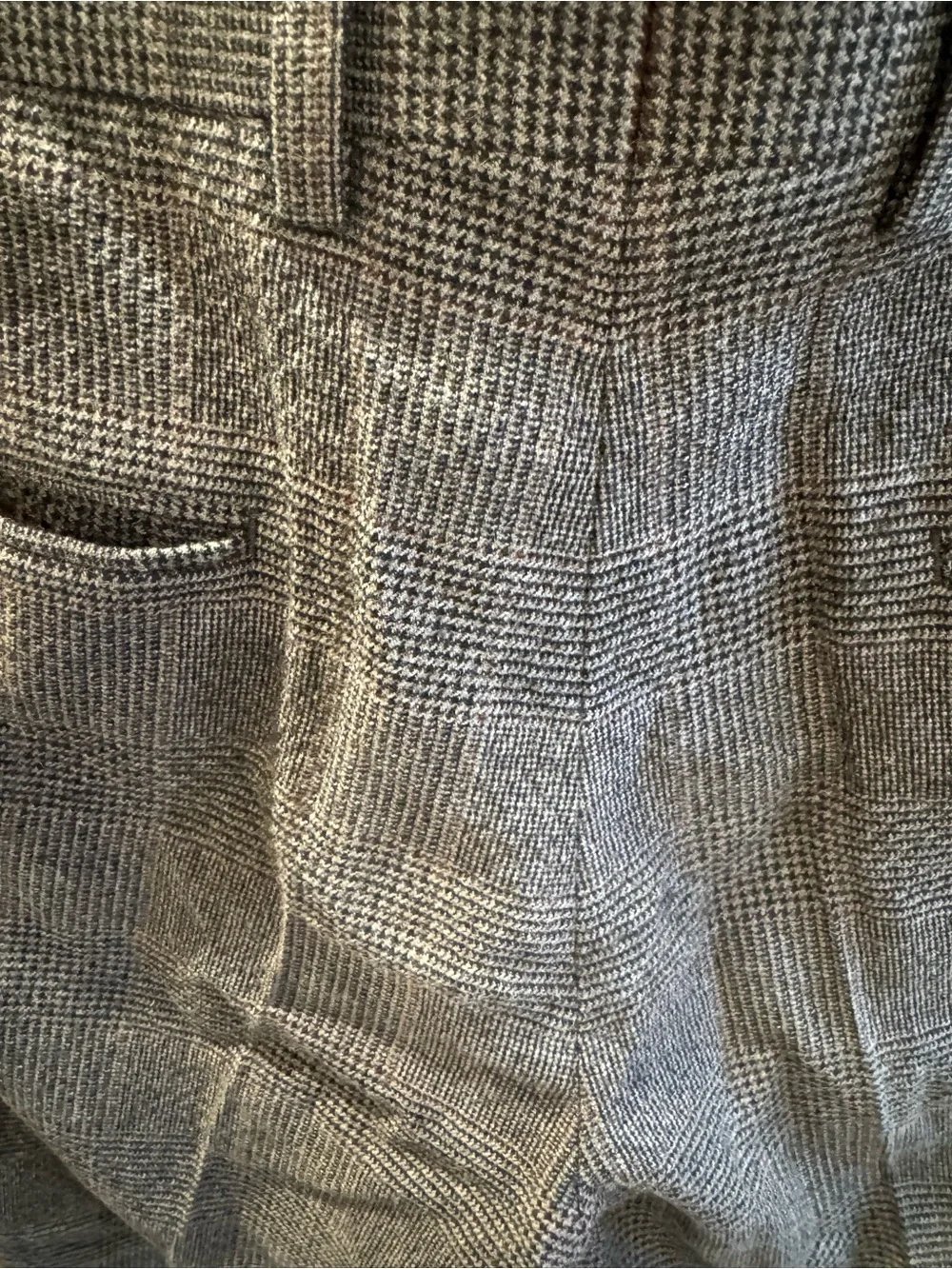 J. Crew Men's Charcoal Glen Plaid Dress Trousers Size 29 Lunlow Slim